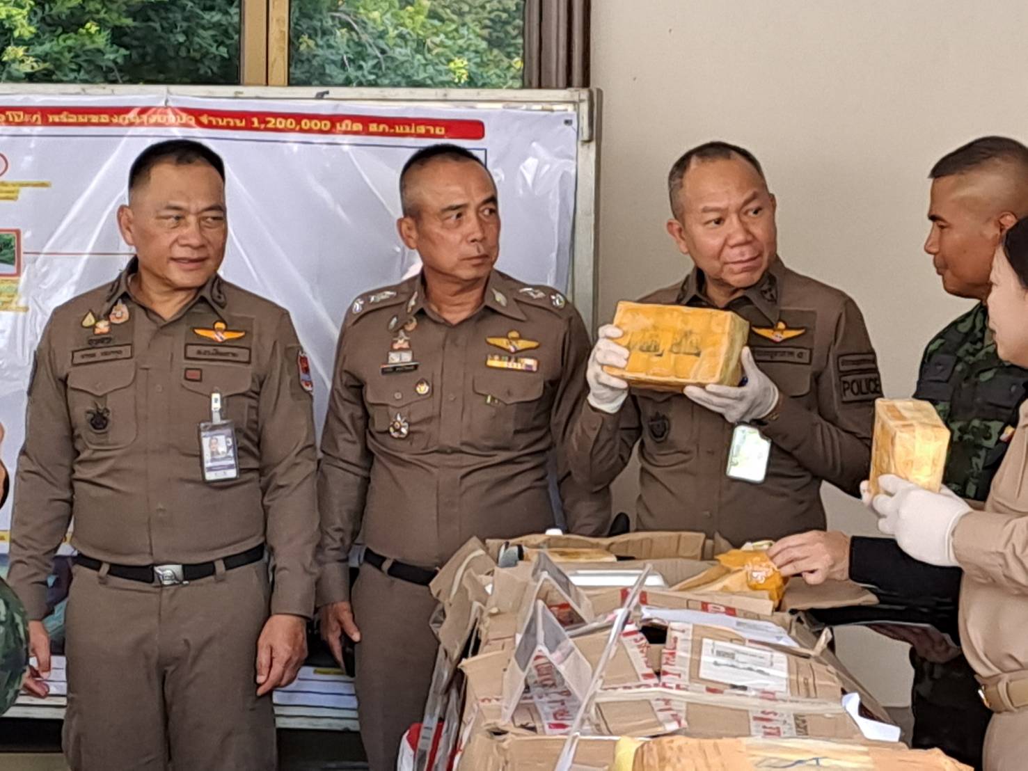 ตร.ภาค 5 จับกุมยาบ้า 5 คดีคดีของกลาง 6.9 ล้านเม็ด