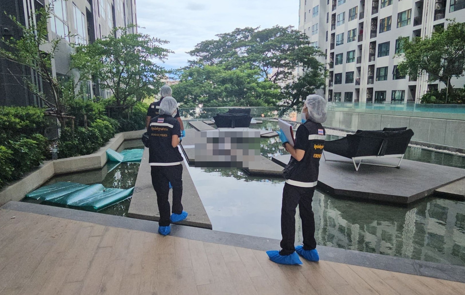 หนุ่มต่างชาติดิ่งคอนโดหรูพัทยาดับปริศนา ตำรวจเร่งสอบตัวตน-หาสาเหตุการเสียชีวิต