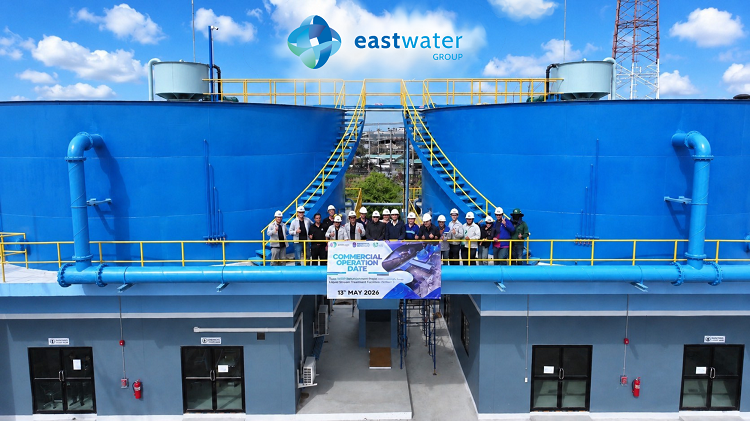 “อีสท์ วอเตอร์” สร้างความเชื่อมั่น เริ่มส่งน้ำป้อน Data Center ชลบุรี 