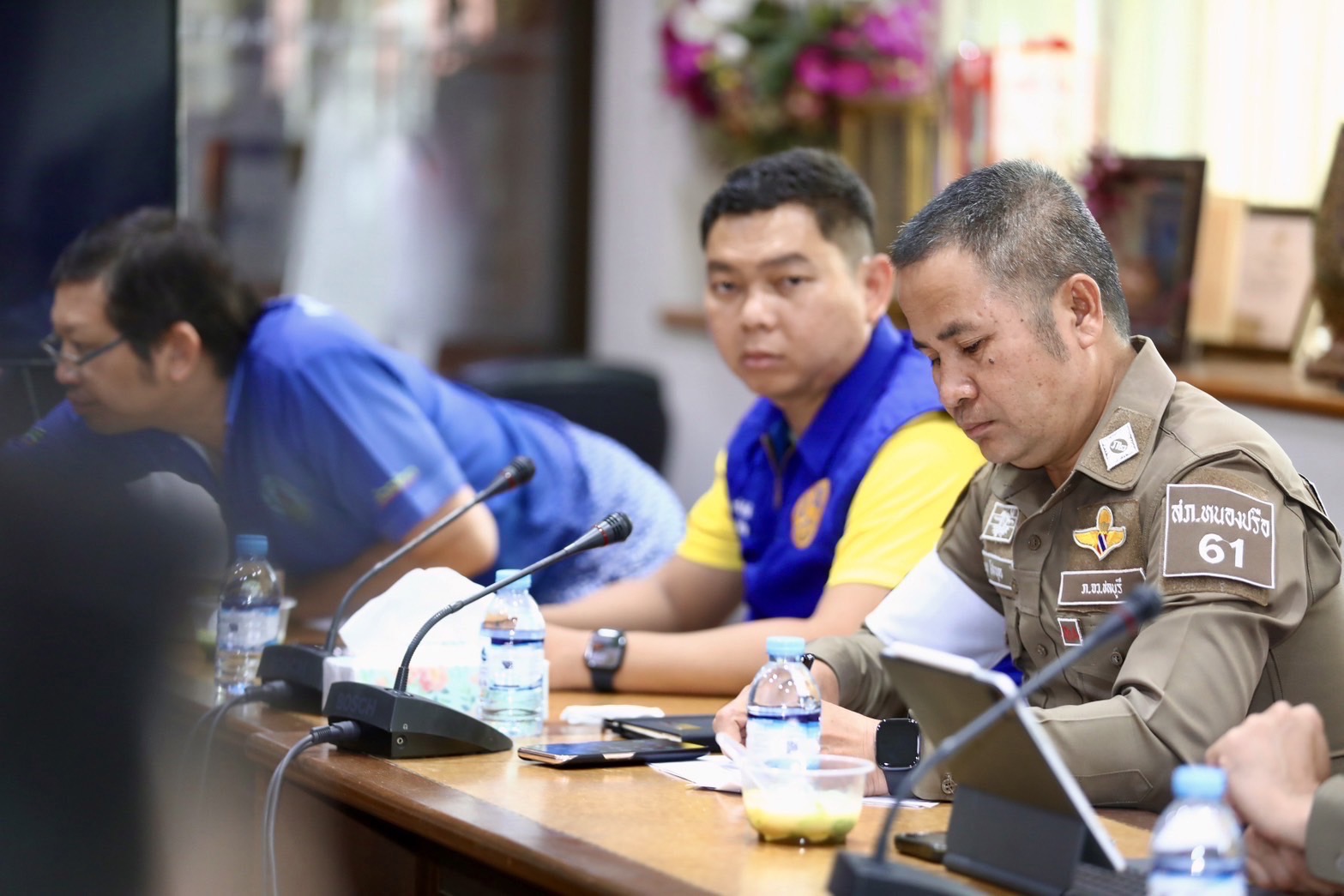 อำเภอบางละมุง ถกร่วม เมืองพัทยา พร้อม 3 สภ. หาแนวทางแก้ไขปัญหาการจราจรติดขัดในช่วงเวลาเร่งด่วนและวันหยุดนักขัตฤกษ์