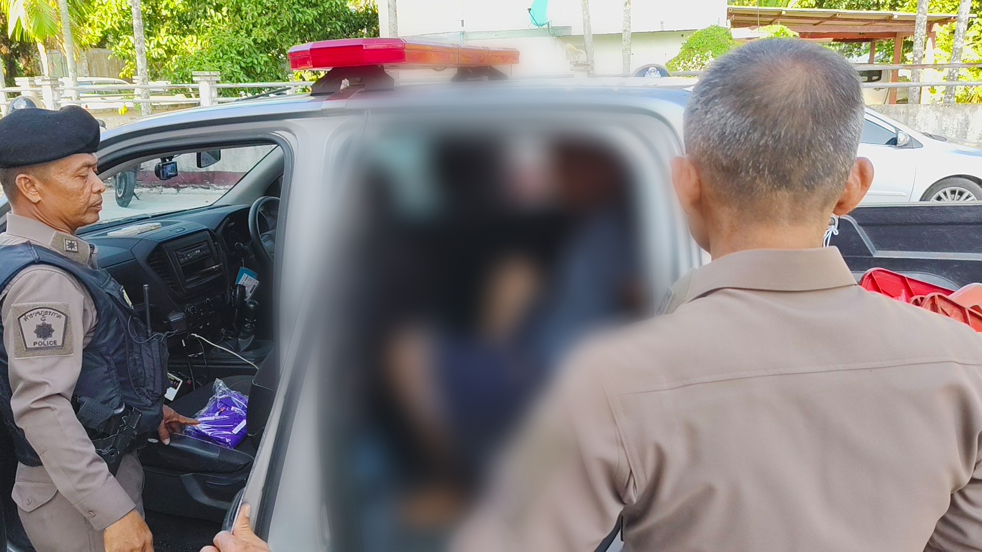 ตำรวจสภ. ตะกั่วป่าควบคุมตัวผู้ต้องหาฆ่าแม่ฝากขังต่อศาลจังหวัด