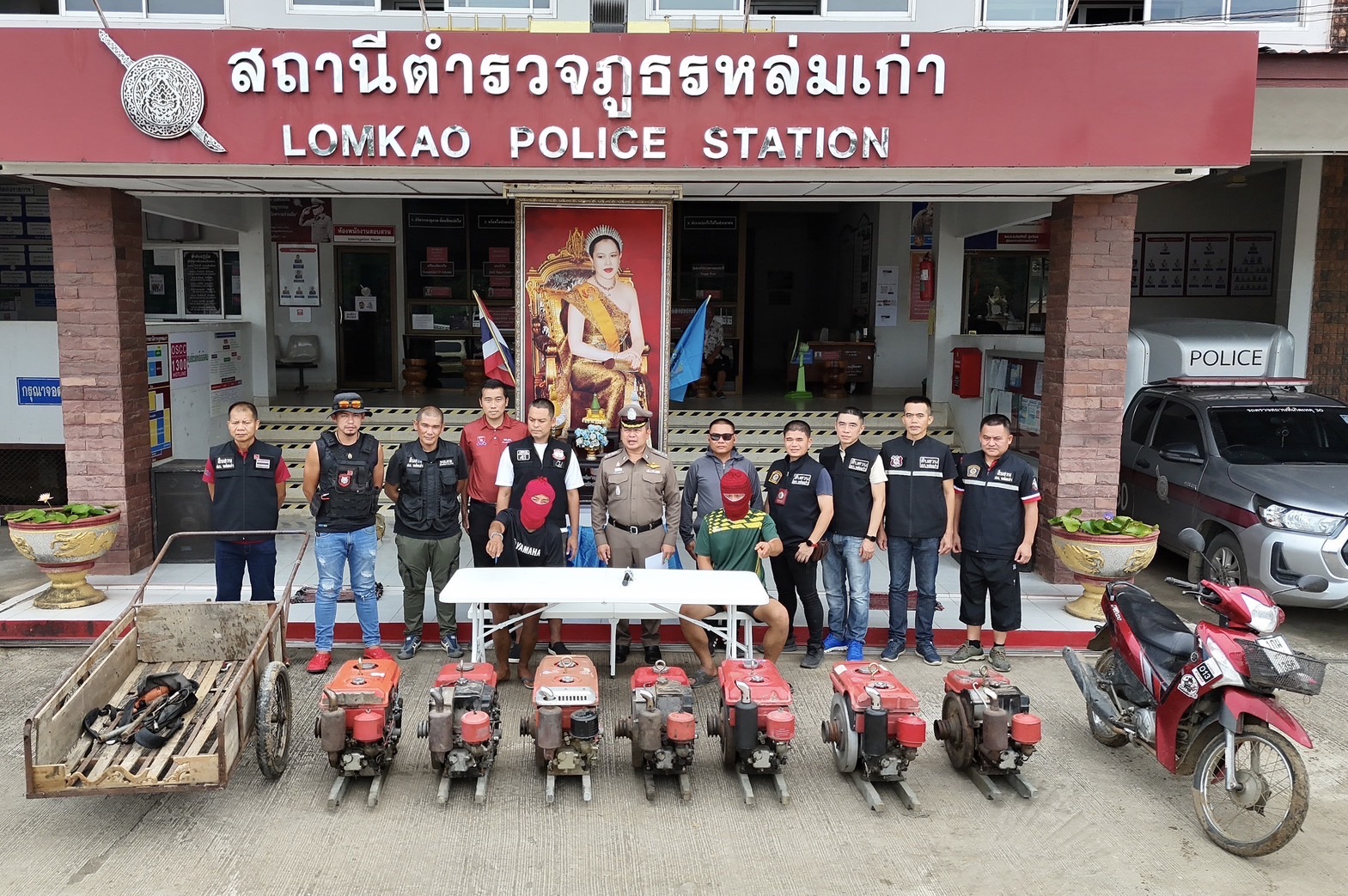 ตร.หล่มเก่า จับ 2 โจรตระเวนลักเครื่องสูบน้ำชาวบ้าน สารภาพเอาไปขายซื้อยามาเสพ