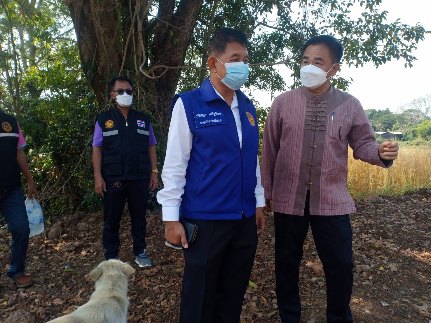 นายอำเภอลับแลติดตามการปรับแปลงที่ดิน  ตามหลักทฤษฎีใหม่สู่โคก หนอง นา โมเดล 