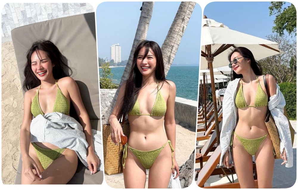 แซ่บเกินต้าน! “สอง ณัชชา” นุ่งบิกินีผูกเชือก อวดหุ่นเผ็ดเข็ดฟัน