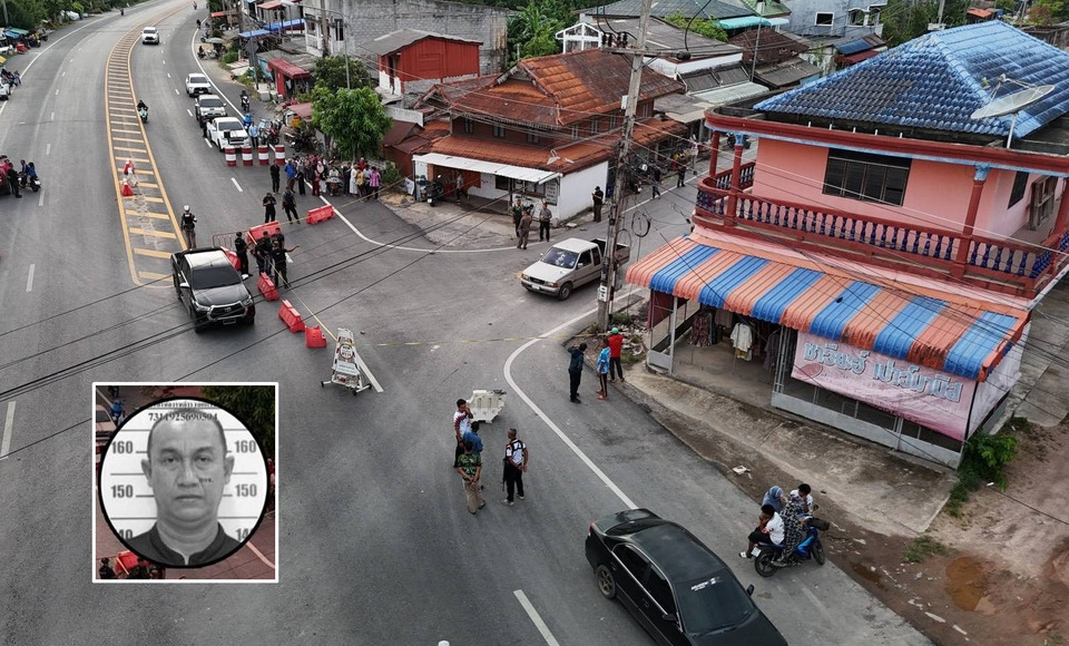  ด่วน! คนร้ายลอบยิง “ดาบตำรวจ” สภ.ราตาปันยัง เสียชีวิต กลางสี่แยกบ้านม่วงหวาน