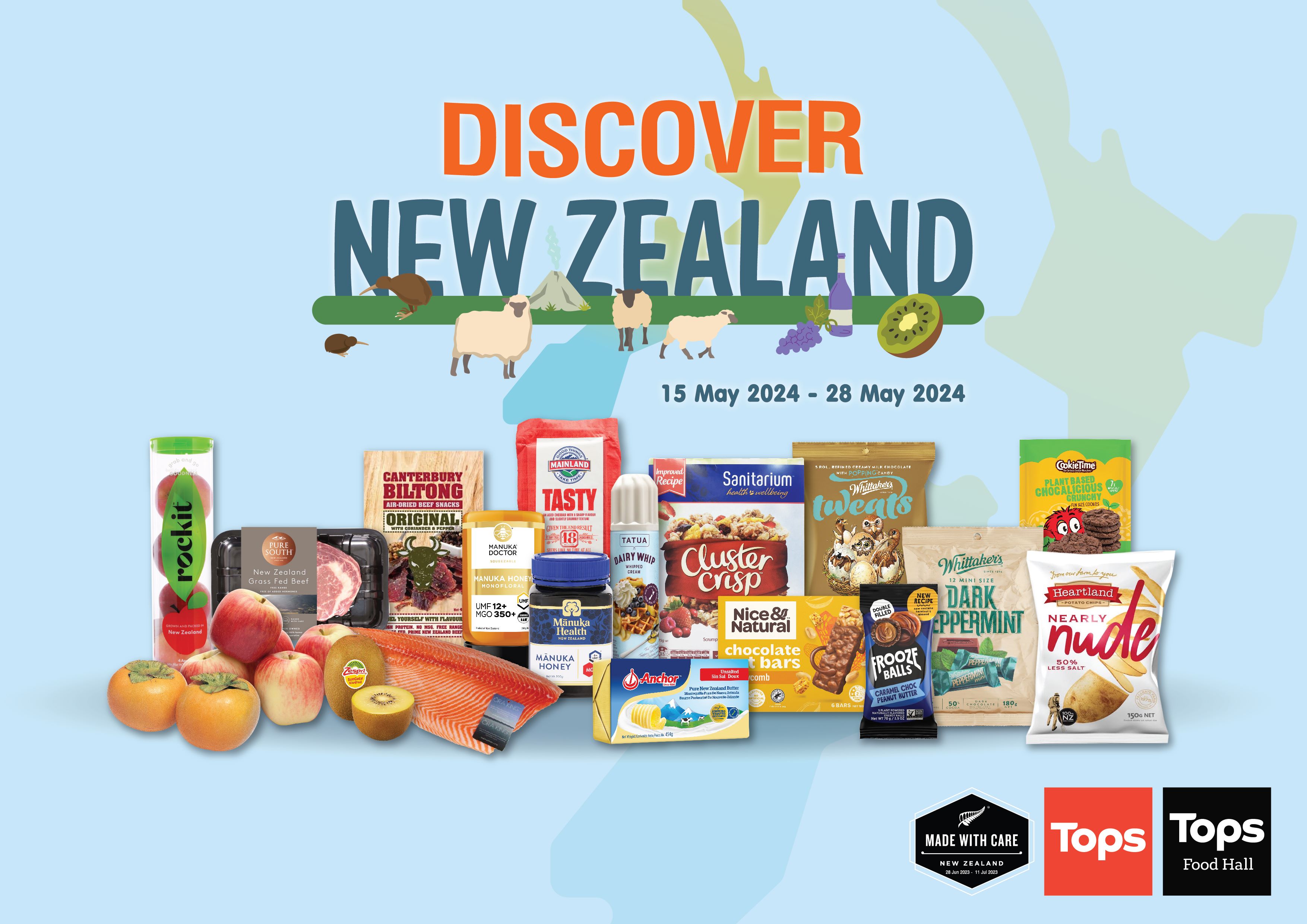  ท็อปส์ ในเครือเซ็นทรัล รีเทล จัดงาน “Discover New Zealand” ชวนช้อปสินค้าคุณภาพจากแดนกีวี