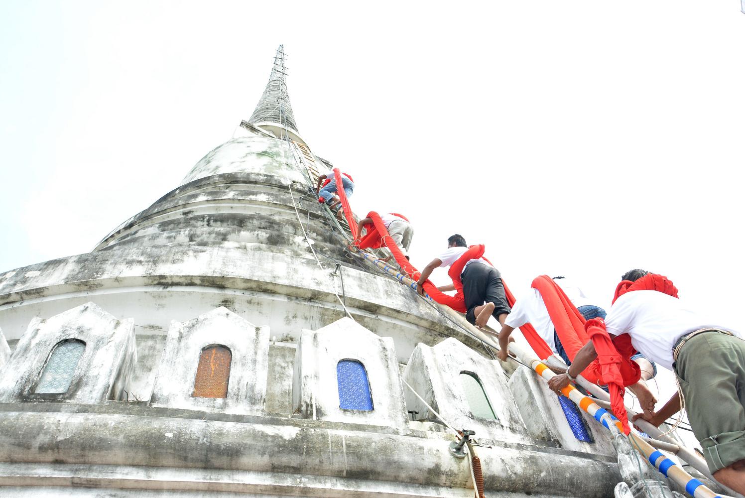 เริ่มแล้วงานแห่ผ้าห่มองค์พระสมุทรเจดีย์งานประจำปีเมืองปากน้ำ