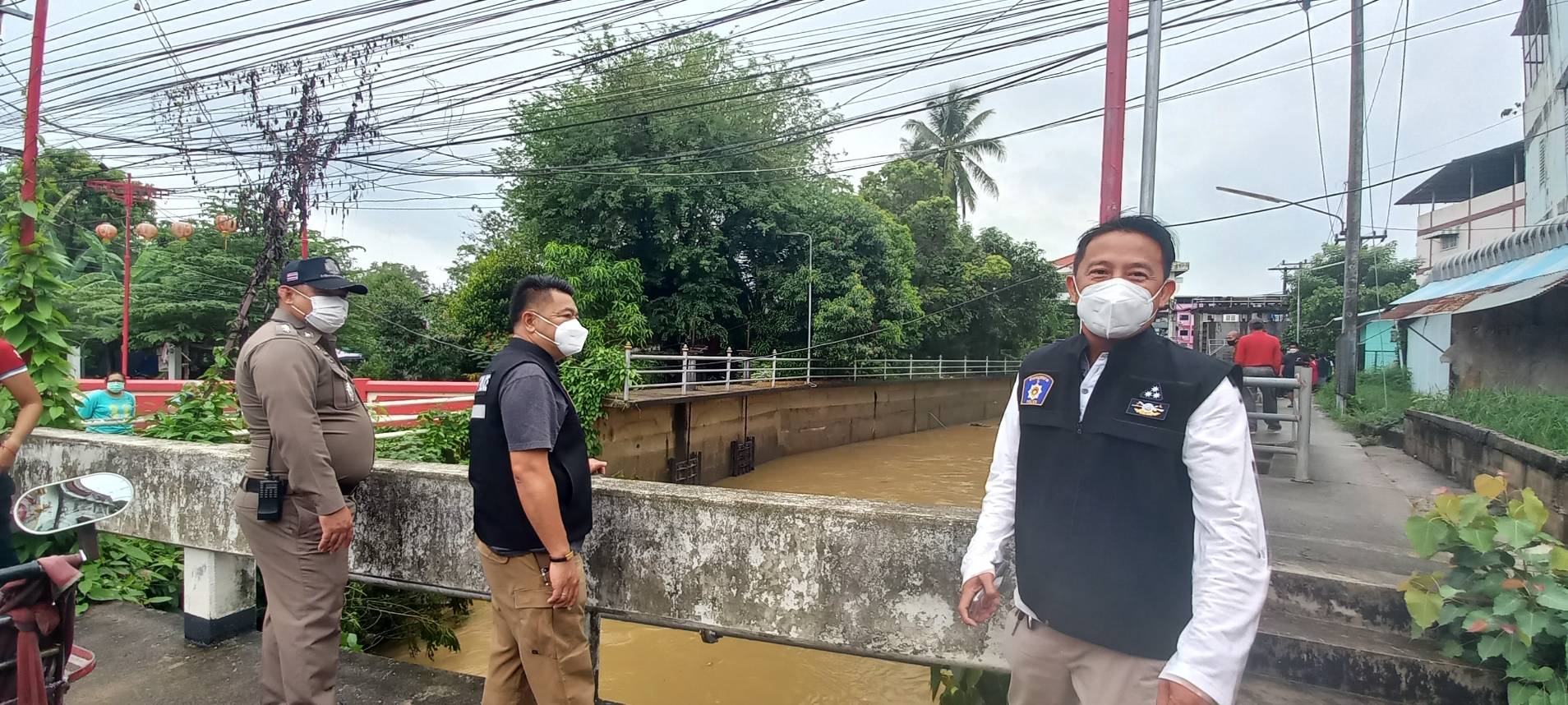 พบผู้เสียชีวิตที่ลำห้วยแม่สอดบริเวณจุดประตูน้ำ เปิด-ปิด  