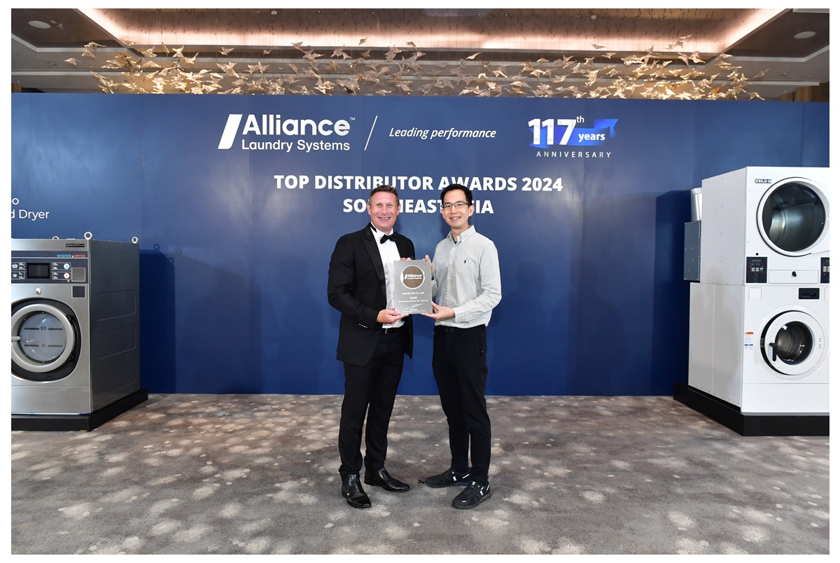 “WashXpress” คว้ารางวัล The Best Performance Distributors Southeast Asia 2024 Silver Award 