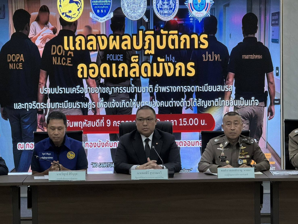 “ทลายเครือข่ายพ่อทิพย์” ตัดวงจรมาเฟียข้ามชาติ 