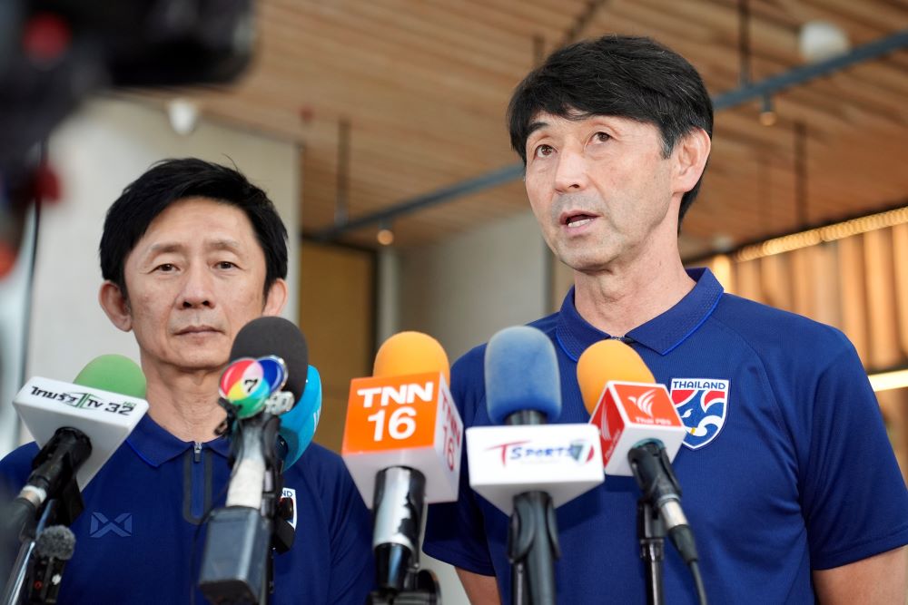 "มาซาทาดะ อิชิอิ" นำทีมชาติไทย รายงานตัวพร้อมก่อนทำศึกฟุตบอลโลก รอบคัดเลือกกับจีน-สิงคโปร์