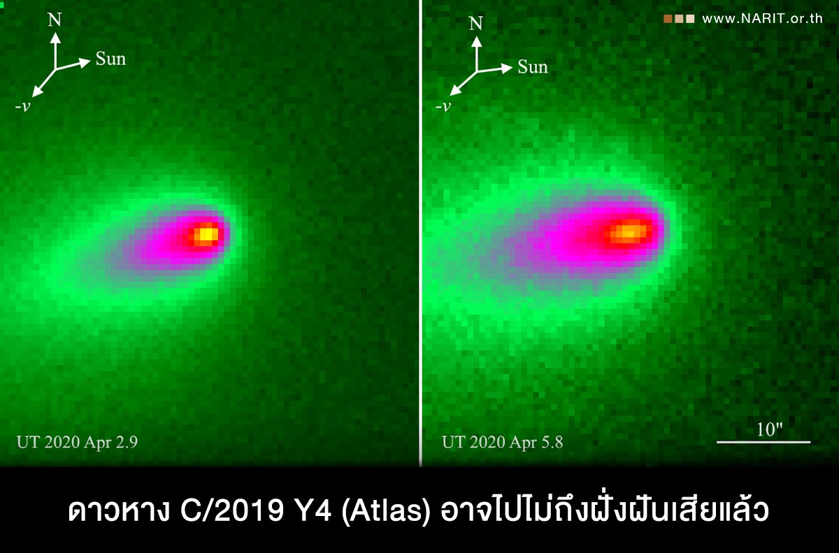 จับตา! ดาวหางแอตลาส กำลังจะแตก!