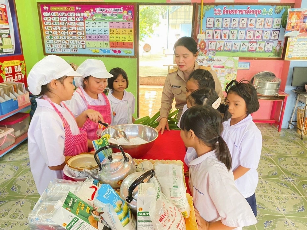 ซีพีเอฟหนุน “ร้านกาแฟเด็กน้อยทำมือ มุ่งสู่อาชีพที่ยั่งยืน” ฝีกทักษะนักเรียน รร.บ้านราษฎร์ดำเนิน ชัยภูมิ