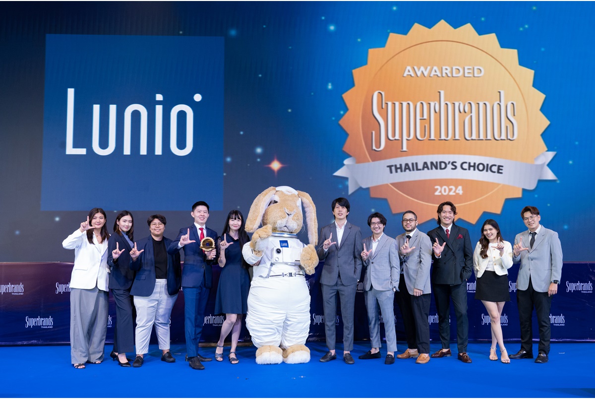 Lunio Startup ไทยคว้ารางวัล Superbrands Thailand 2024 ต่อเนื่อง 3 ปี การันตีแบรนด์ที่นอนยางพาราชั้นนำ