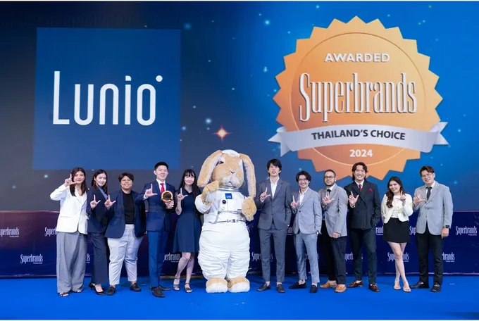 Lunio Startup ไทยคว้ารางวัล Superbrands Thailand 2024 ต่อเนื่อง 3 ปี การันตีแบรนด์ที่นอนยางพาราชั้นนำ