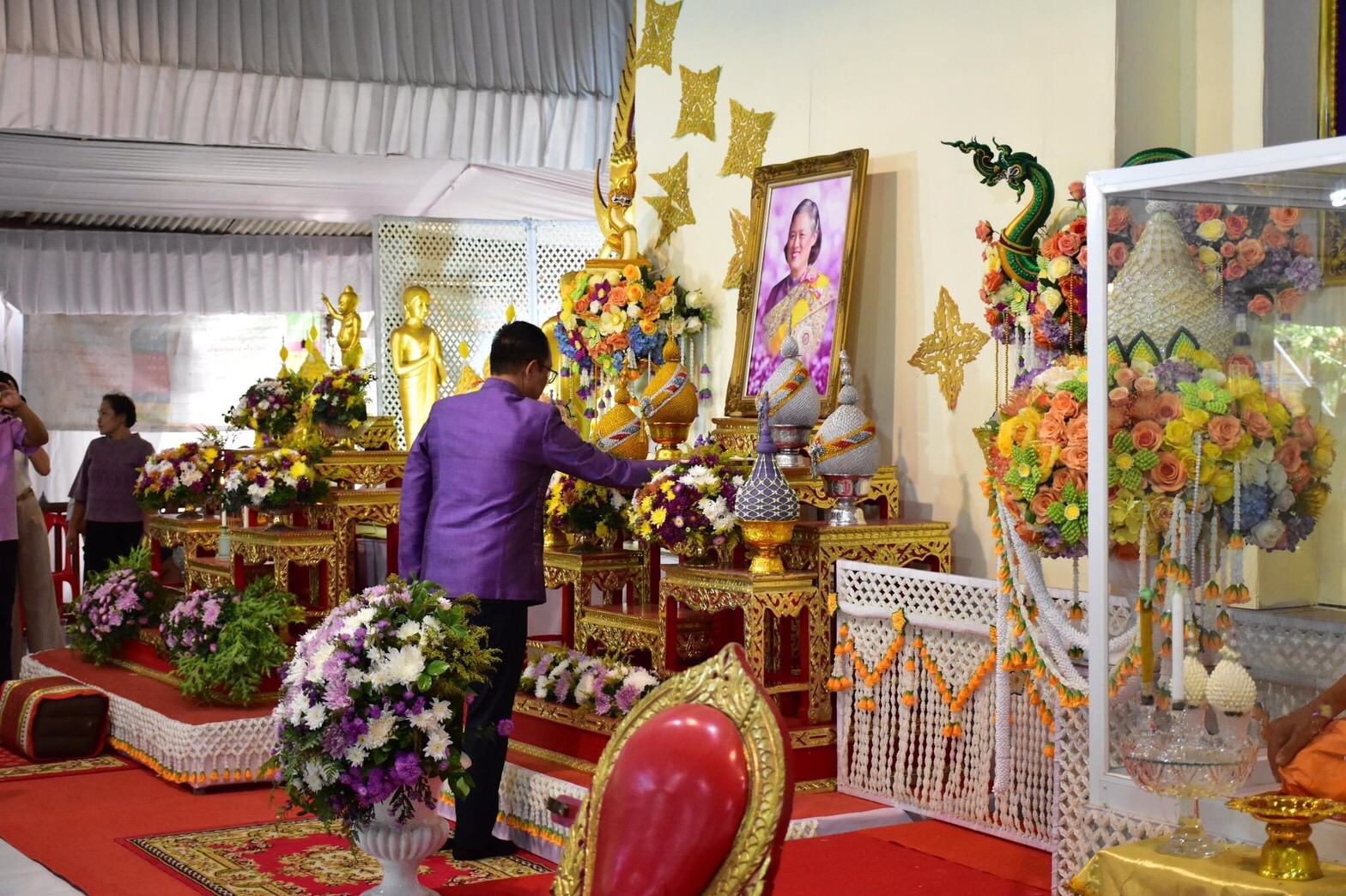 รองผู้ว่าฯ อ่างทองประธานพิธีบรรพชาอุปสมบทสามเณรภาคฤดูร้อนเฉลิมพระเกียรติสมเด็จพระกนิษฐาธิราชเจ้าฯ