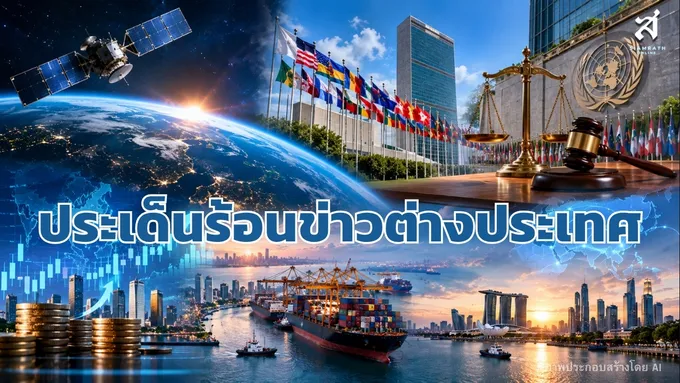 ประเด็นร้อนข่าวต่างประเทศ วันที่ 10 กันยายน 2569