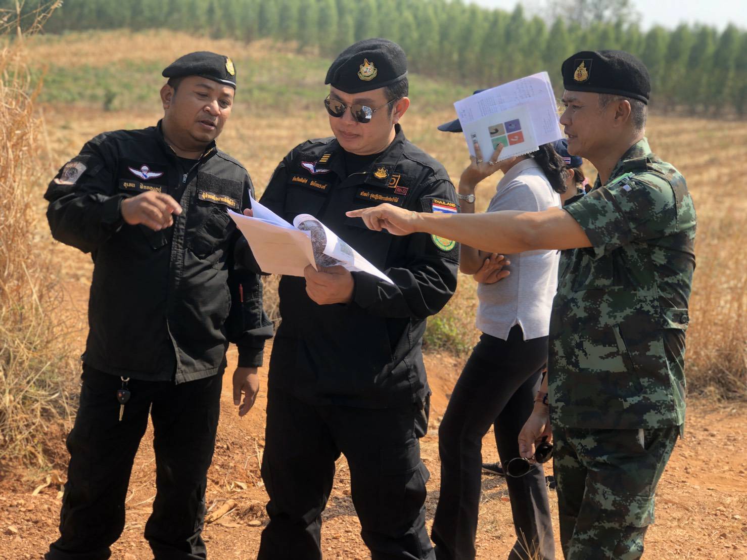 กอ.รมน.ตาก บูรณาการร่วมหน่วยงานในพื้นที่ตรวจสอบการบุกรุกป่าสงวน 