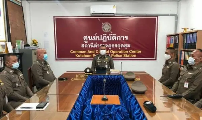 สภ.กุดชุมซ้อมแผนจำลองสถานการณ์เข้าควบคุมกรณีเกิดเหตุการณ์จริง