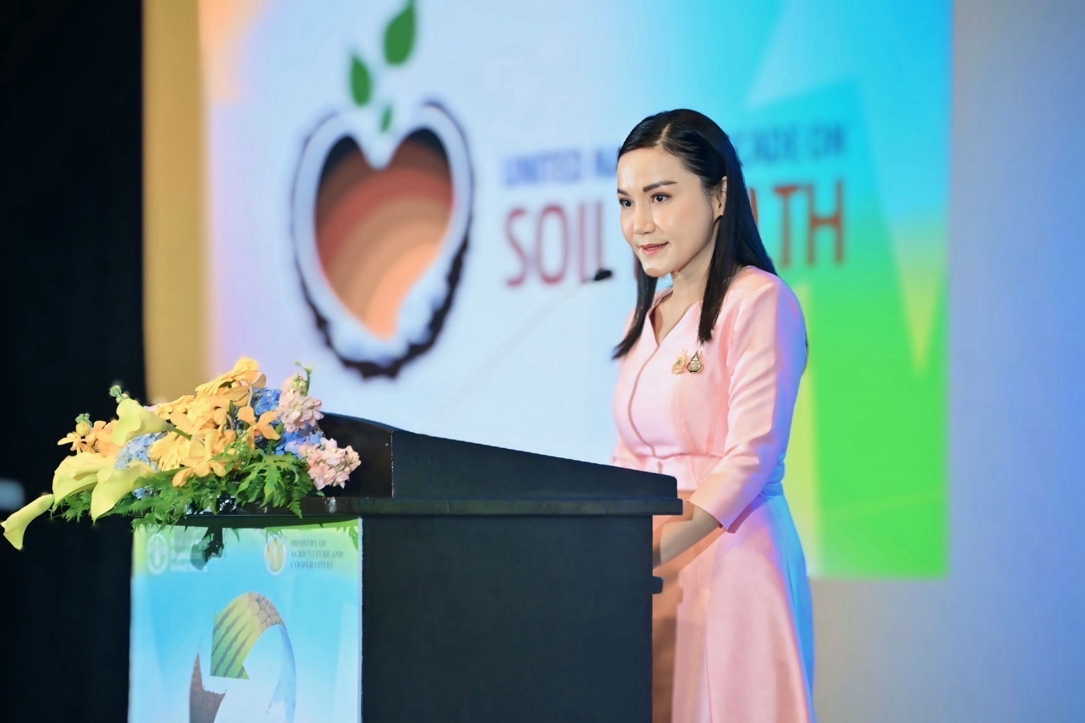 "รมว.นฤมล" เปิดประชุม United Nations decade on Soil Health เน้นย้ำการปรับปรุงสุขภาพดิน เพื่อความมั่นคงทางอาหาร