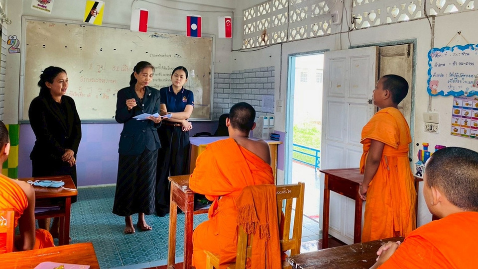 พศจ.สุราษฎร์ธานี ลงพื้นที่สำรวจโรงเรียนพระปริยัติธรรม ยกระดับคุณภาพการศึกษาพระภิกษุสามเณร