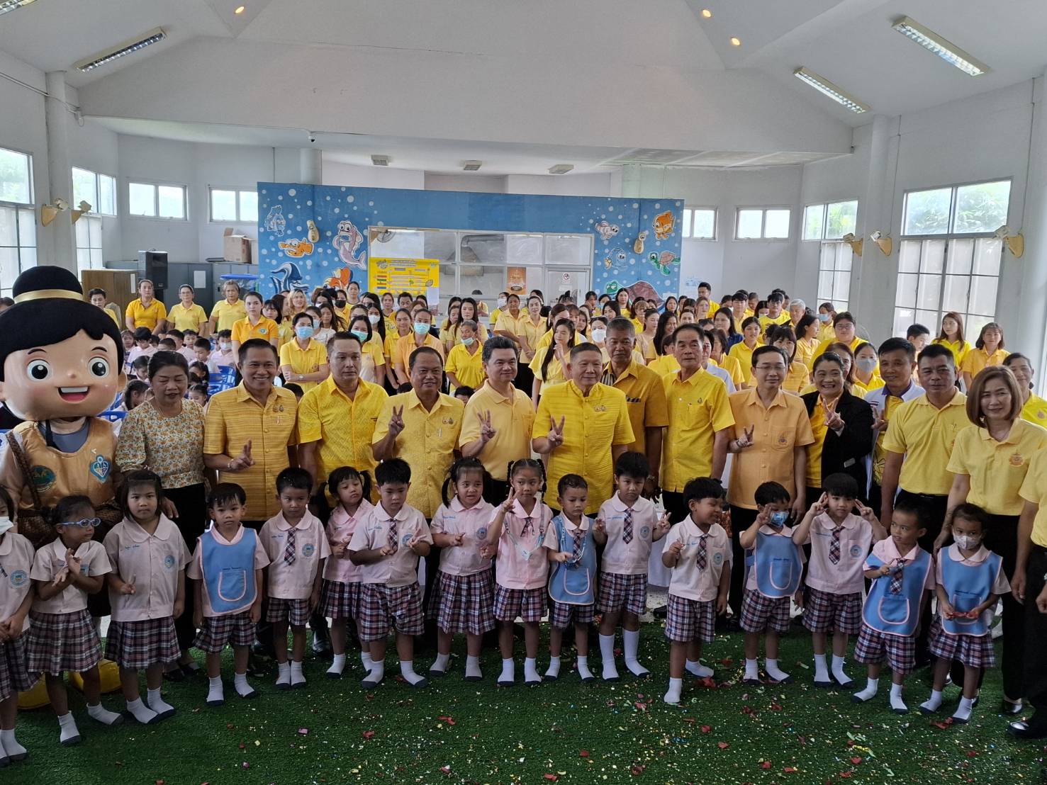 สาธารณสุขอ่างทอง จัดกิจกรรมโครงการน้ำหนักเด็กได้มาตรฐานเด็กปฐมวัยเฉลิมพระเกียรติฯ