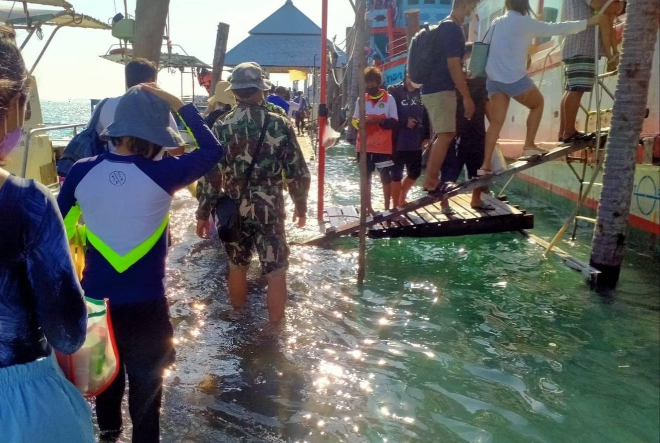 อุทยานแห่งชาติหมู่เกาะช้าง ห่วงความปลอดภัย นทท.หลังน้ำทะเลขึ้นสูง