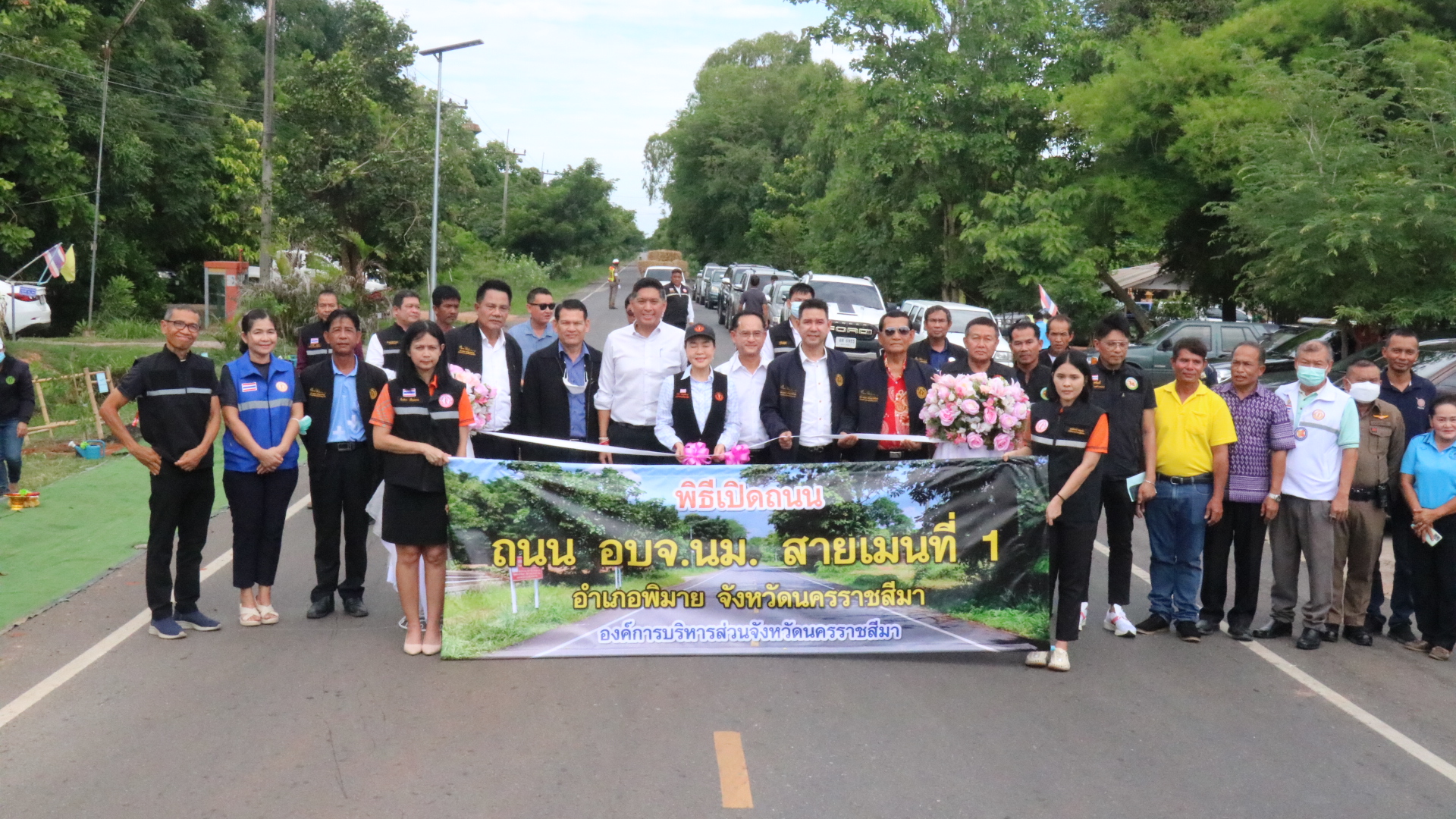 ชาวพิมาย เฮ อบจ.โคราช อัดงบ 9.9 ล้านบาท สร้างถนน 2 กิโลเมตร ยกระดับคุณภาพชีวิต เพิ่มประสิทธิภาพการสัญจร