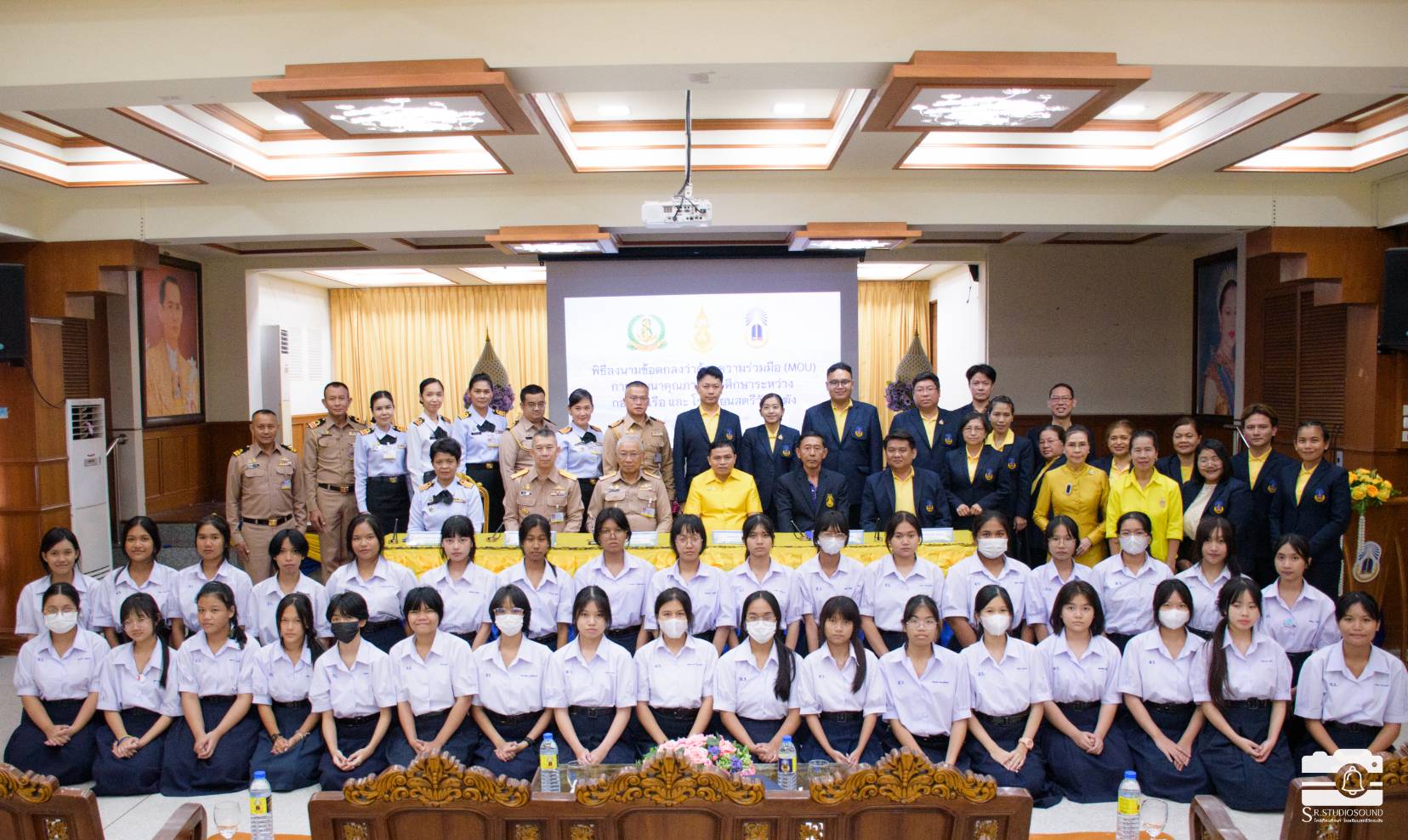 กองทัพเรือ ร่วมลงนาม MOU การพัฒนาคุณภาพการศึกษาโรงเรียนสตรีวัดระฆัง