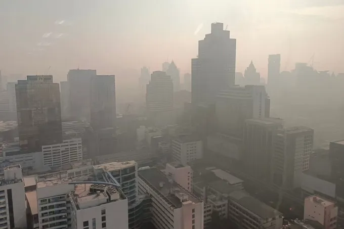 ค่าฝุ่นกทม.วันนี้! คุณภาพอากาศเกณฑ์ปานกลาง ระดับสีเหลือง