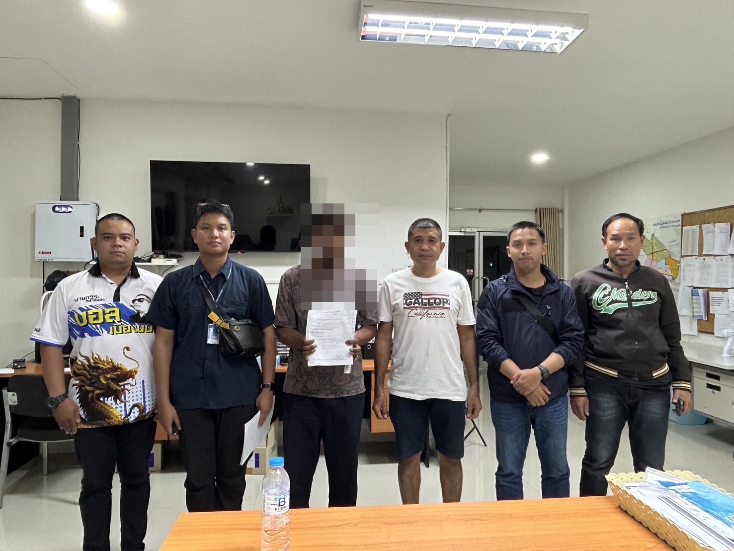ตร.สภ.ชัยพฤกษ์รวบหนุ่มตระเวนขโมยมิเตอร์น้ำอ้างตกงานหาเงินเลี้ยงลูก 
