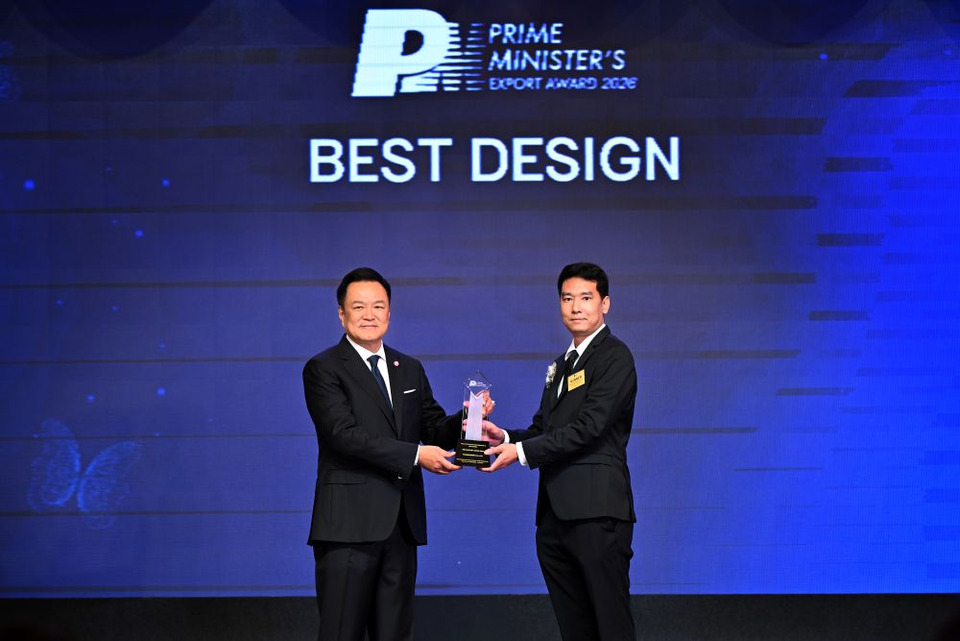DOS WIDERO คว้ารางวัล Best Design Award งาน Prime Minister’s Export Award 2026