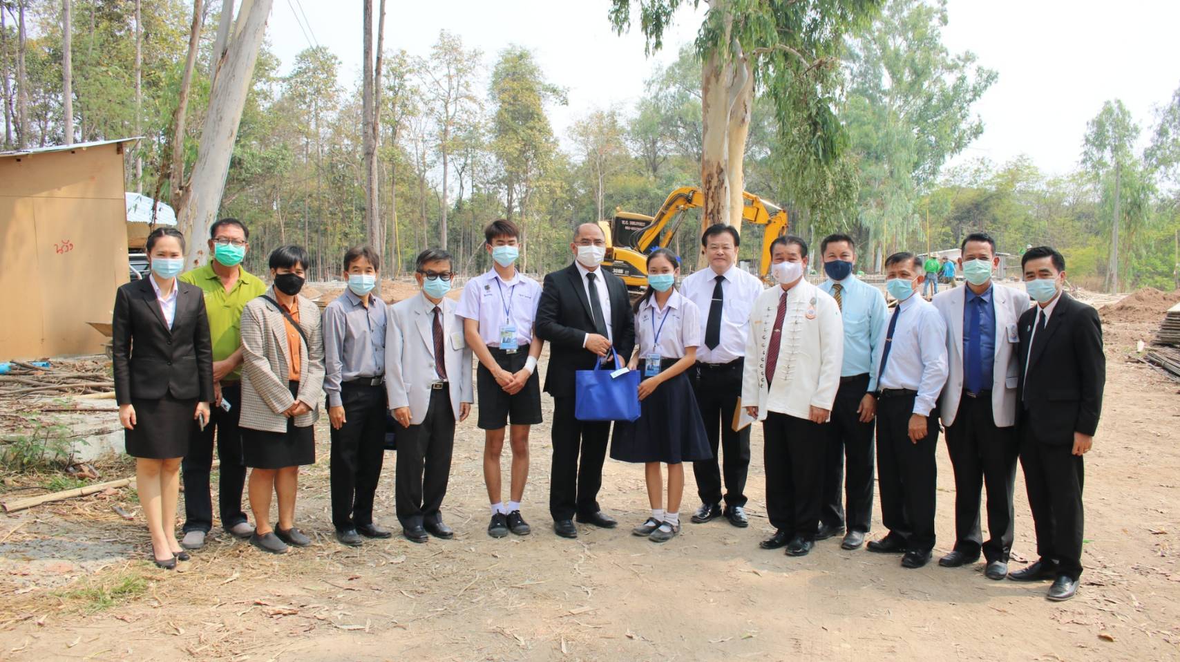 รองเลขาฯกพฐ. ตรวจเยี่ยมการก่อสร้างศูนย์ส่งเสริมอัจฉริยภาพทางปัญญา