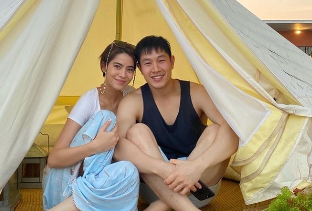 'มารีน่า'โพสต์ภาพคู่หวานใจตัวจริง ดีดปากขาเผือกหาตีท้ายครัว
