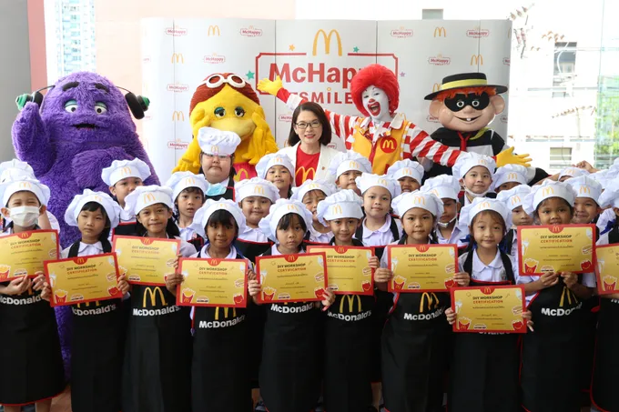 แมคโดนัลด์ ส่งแคมเปญเพื่อสังคม ‘McHappy Smile’  สร้างพื้นที่แห่งความสุขและรอยยิ้มแก่เด็กๆ