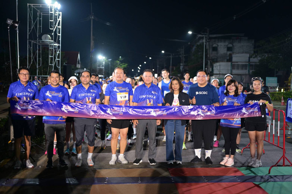 ระยองจัดมาราธอน 3 ชายหาดยาวสุดในไทย SCGC ร่วมหนุนสุขภาพชุมชน