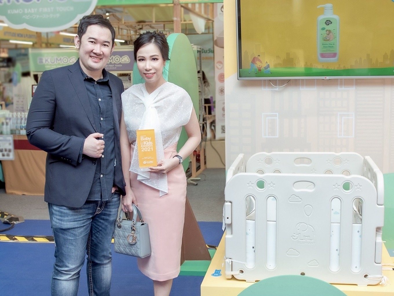 คอกกั้น Ggumbi (กุมบิ) รับรางวัลรางวัล Mommy’s Choice จากงาน Amarin Baby & Kids Fest 2022