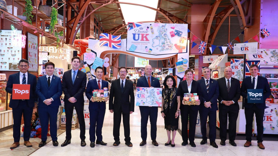 ท็อปส์ เปิดงาน “Discover UK: Bringing British Favourites to You” 