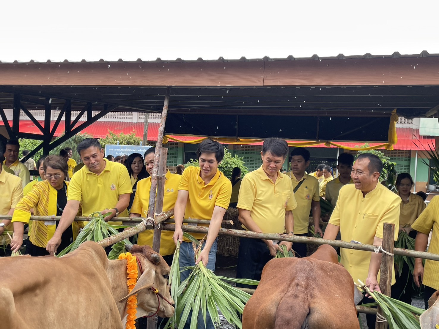 'เอกภาพ'พร้อม'เอกรัฐ'ร่วมงานโครงการธนาคารโค-กระบือเพื่อเกษตรกรตามพระราชดำริ ที่อ.โพธ์ชัย