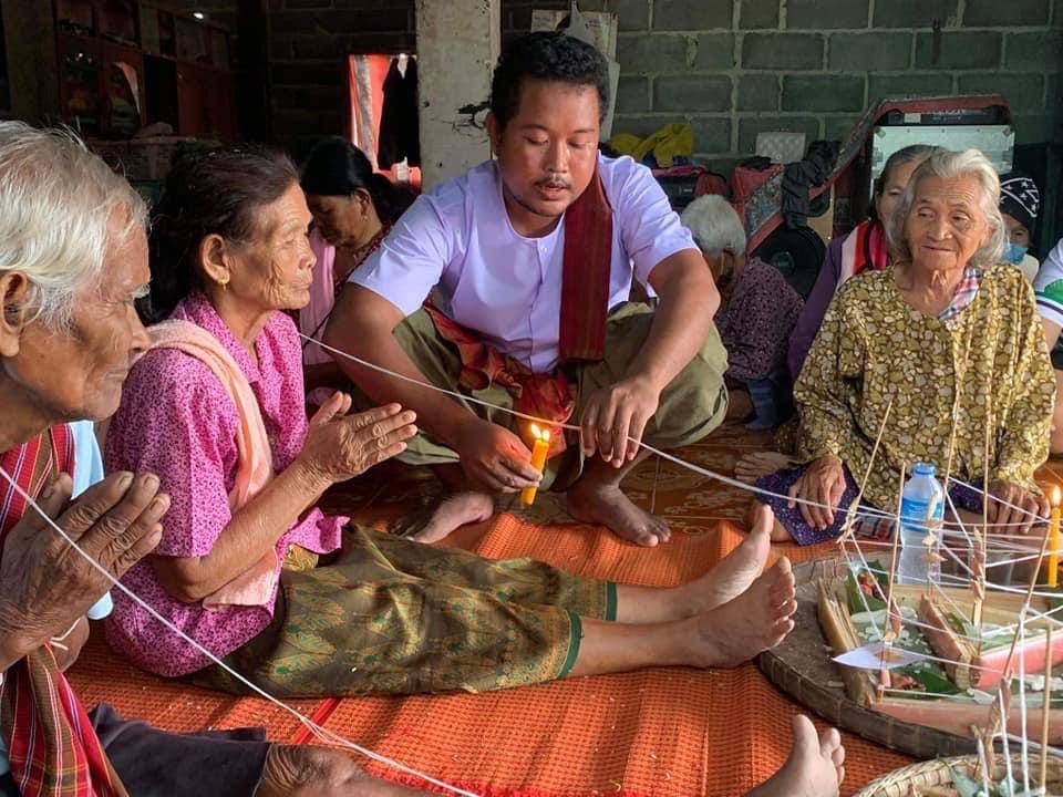 'สุรินทร์'ทำพิธีกรรมสะเดาะเคราะห์ต่อดวงชะตาแบบเขมรโบราณ