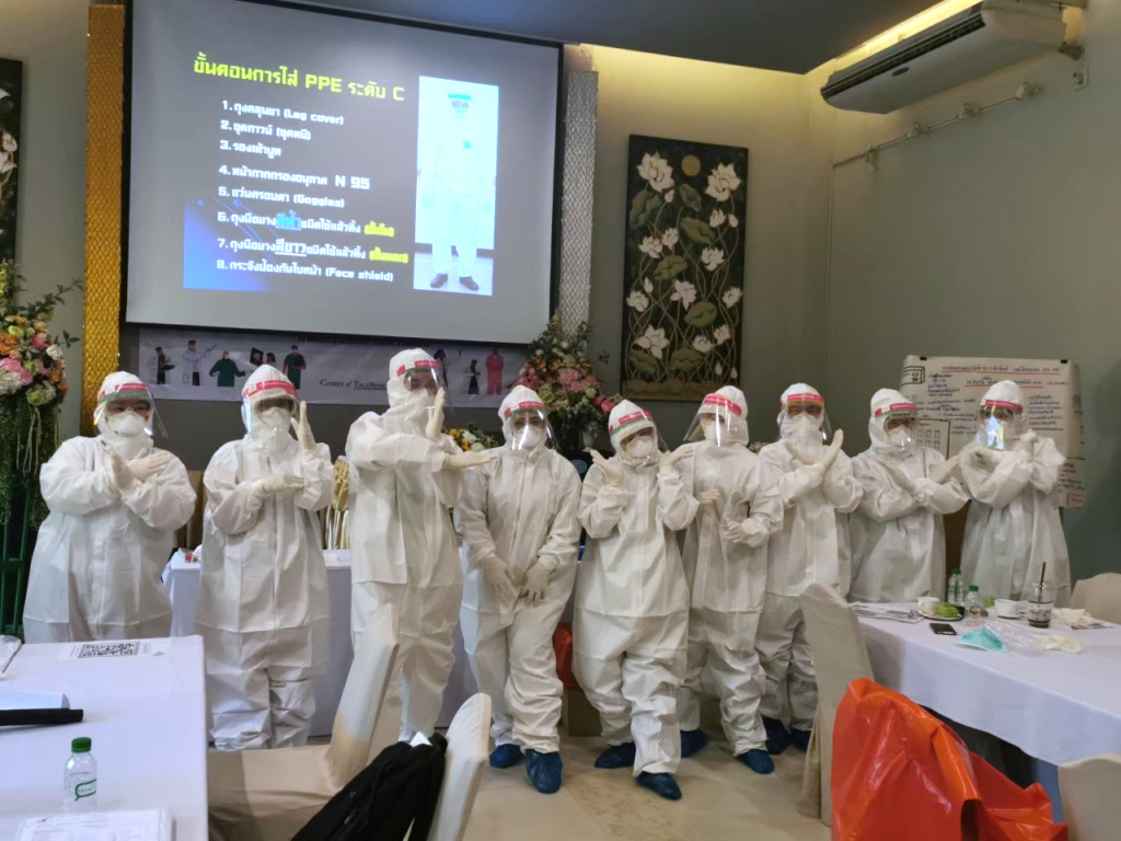 ติวเข้มบุคลากรสาธารณสุขแม่ฟ้าหลวง-แกนนำชุมชน พร้อมสู้โควิดพื้นที่ชายแดน