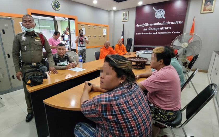 สามแม่ลูกตระเวนยืมของวัดอ้างเปิดโรงทาน  สุดท้ายเตรียมขายตลาดนัด 