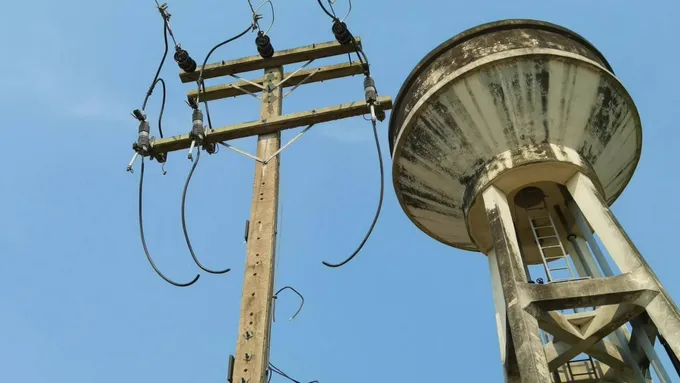 โจรขโมยทองแดงในหม้อแปลงไฟฟ้าแรงสูง  จนชาวบ้าน 80 ครัวเรือนไม่มีน้ำประปาใช้
