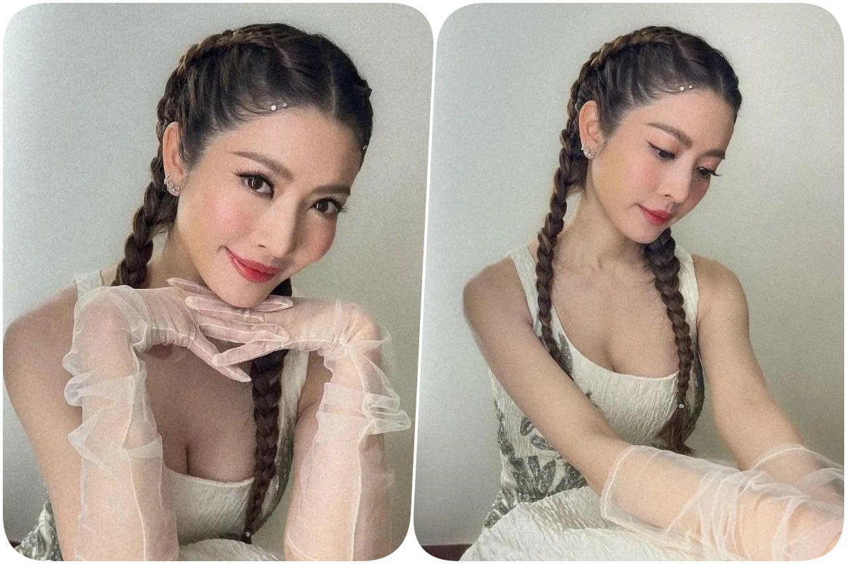 "แอฟ ทักษอร" มาในลุคสวยหวาน แต่แอบแซ่บทั้งชุดและแคปชั่น
