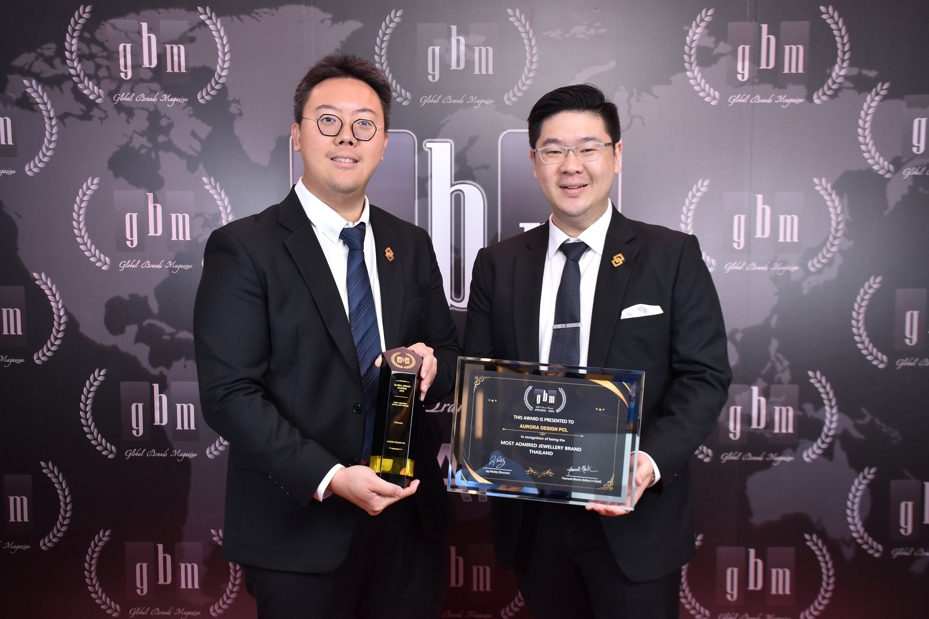 "AURORA" รับรางวัล Global Brand Awards ตอกย้ำความสำเร็จระดับโลก