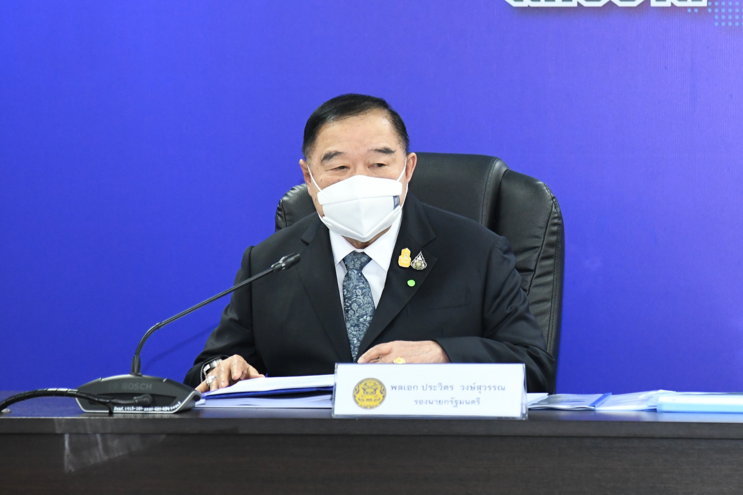 ลุงป้อม ประเมินสถานการณ์ป้องกันนำ้ท่วม ลดผลกระทบกับประชาชน