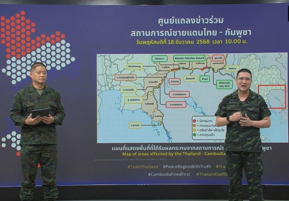 “กองทัพ”สรุปแนวรบไทย-กัมพูชา “เนิน 350–ปราสาทตาควาย”ยังเดือด! พบคลังทุ่นระเบิดดัดแปลง บ้าน 3 หลัง