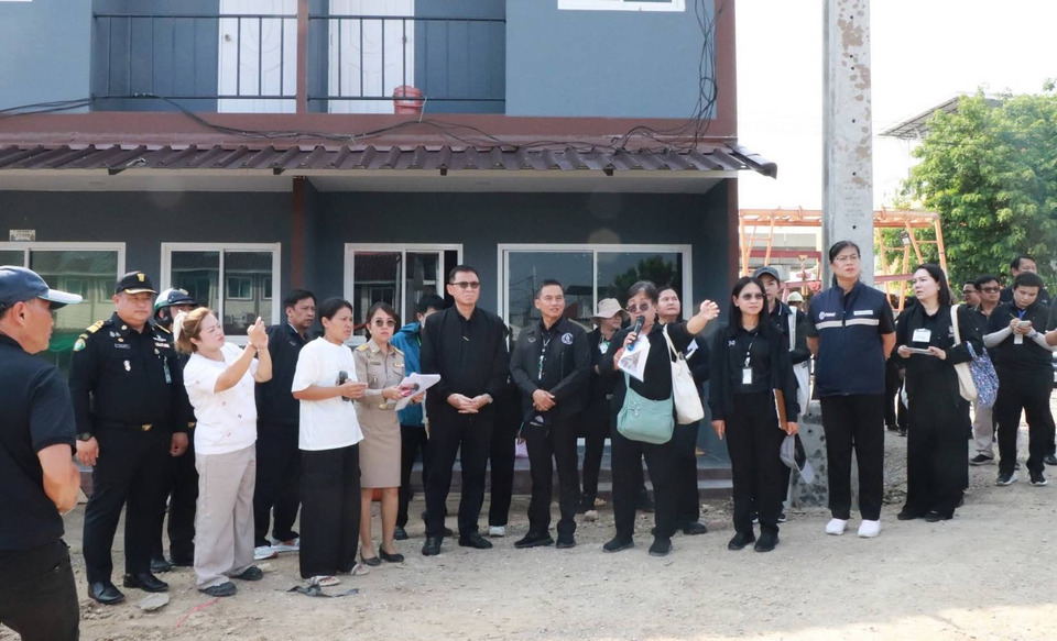 เขตดอนเมือง ลงพื้นที่ติดตามความคืบหน้า การพัฒนาชุมชนริมคลองเปรมประชากร