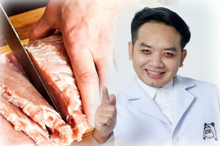 'หมอแล็บแพนด้า' ชี้อย่าตระหนก ติดเชื้อโรคหูดับ แค่อย่ากินหมูสุกๆดิบๆ และมือเป็นแผลอย่าหั่นหมู