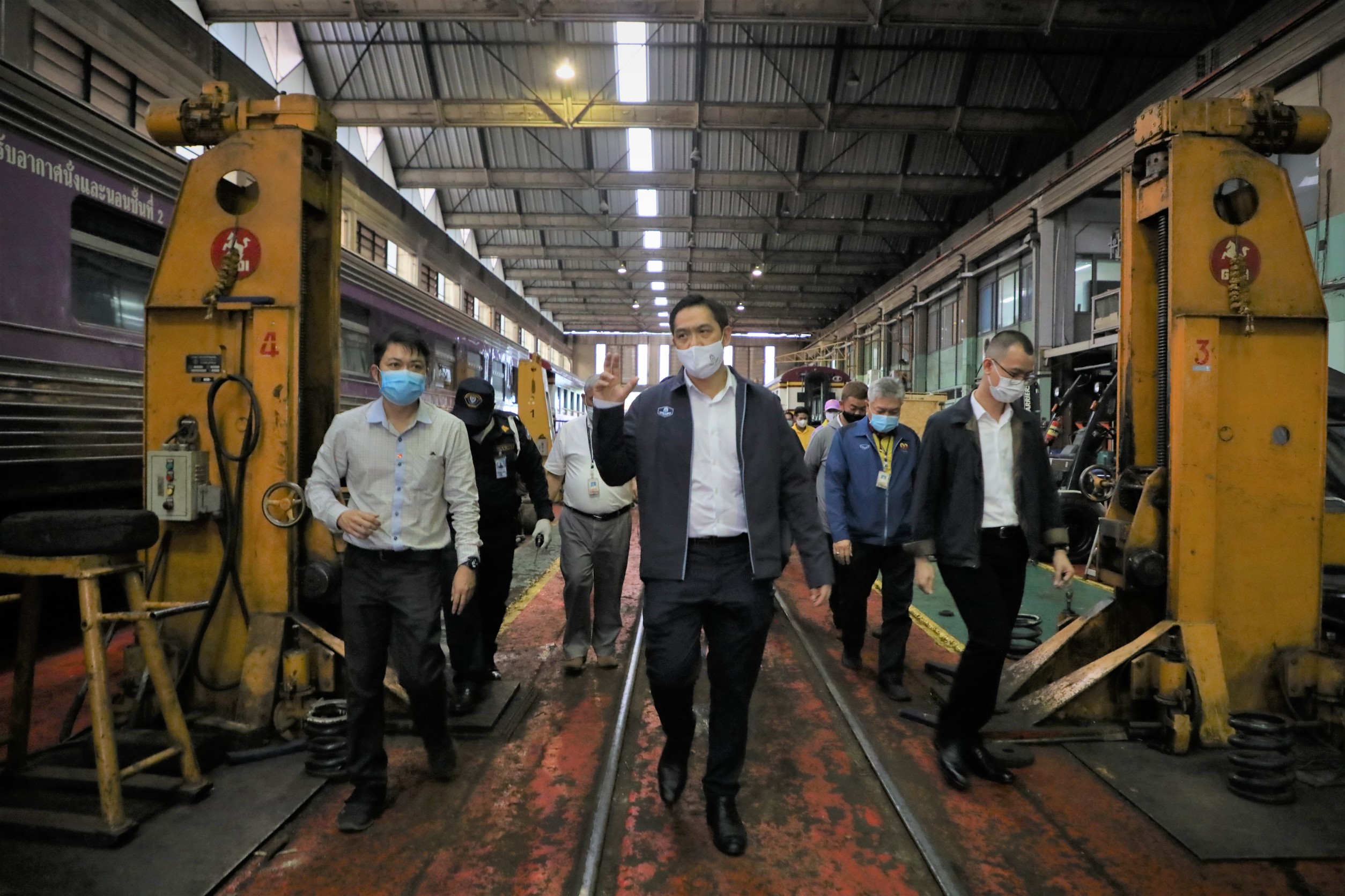 ผู้ว่ารถไฟฯลงพื้นที่หัวลำโพง ตรวจความพร้อมบริการ-สาธารณะสุข รับปีใหม่